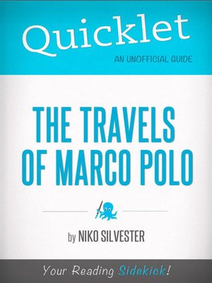 cover image of Quicklet on the Travels of Marco Polo